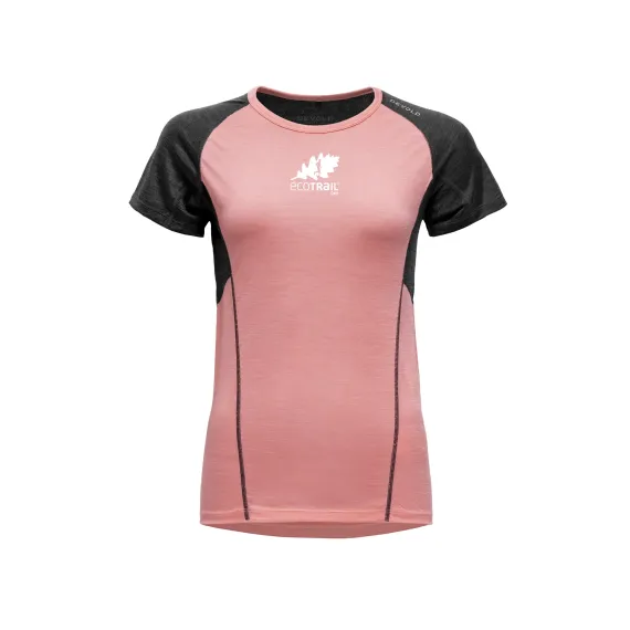 Ecotrail Oslo deltakertrøye. Pink/aprikos 2025. Dame