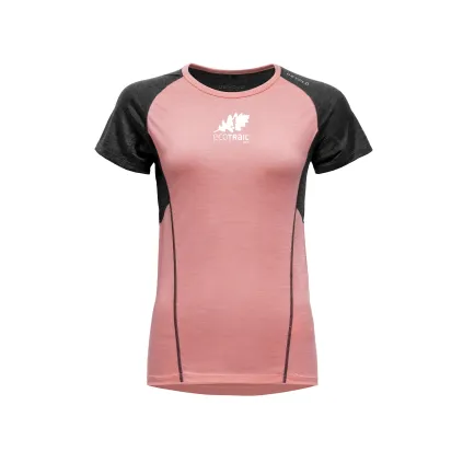 Ecotrail Oslo deltakertrøye. Pink/aprikos 2025. Dame